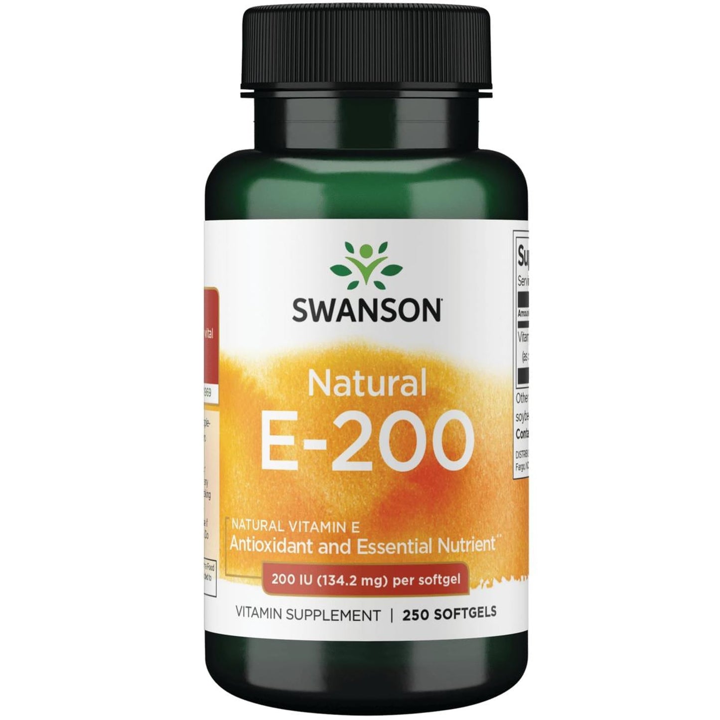 Swanson Vitamin E Heart Health and Tissue Protection 250 Softgels