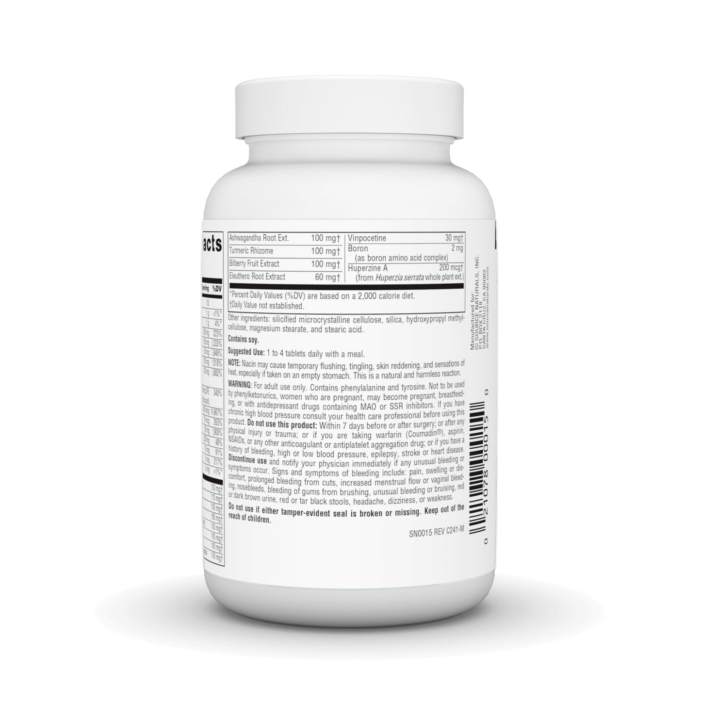 Source Naturals Higher Mind with Phosphatidylserine, 60 Tablets