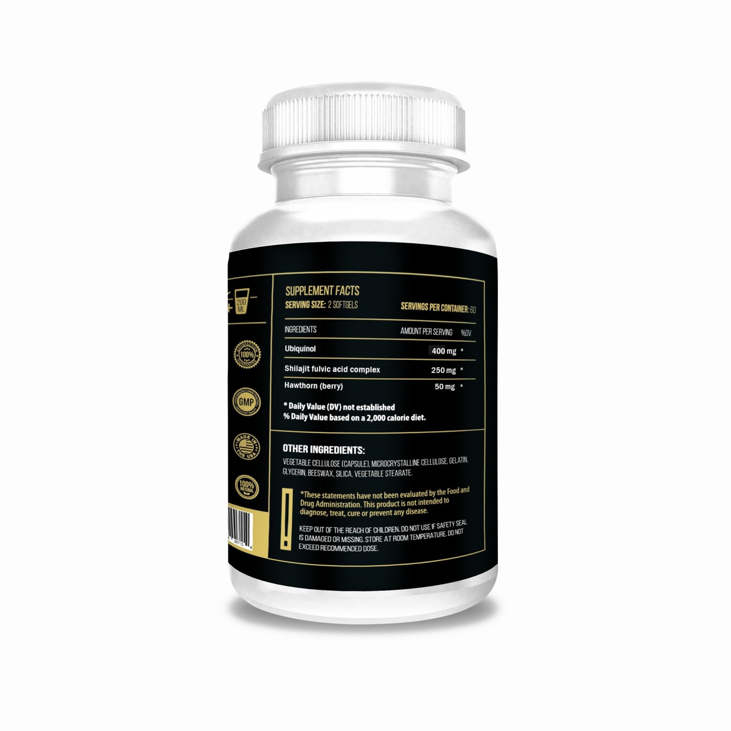 ACTIF Super Ubiquinol CoQ10 with Enhanced Mitochondrial Support Softgel 120 Count