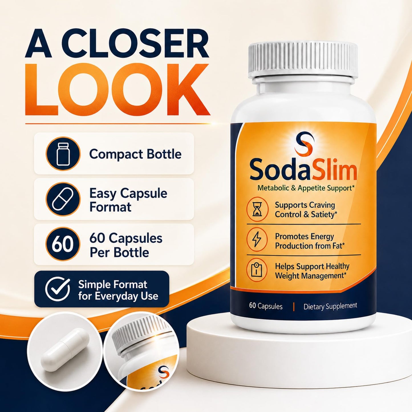 SABINROSE SodaSlim Capsules, 60 Count