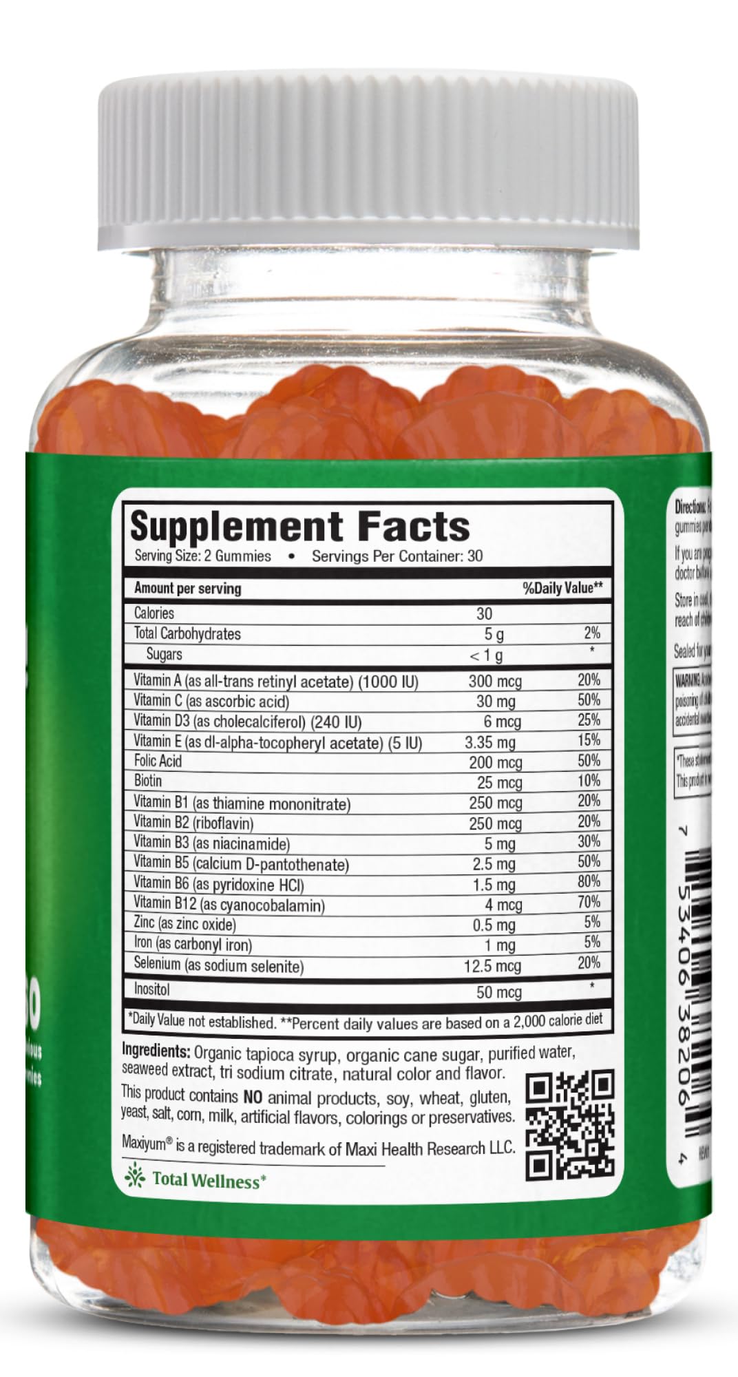 Maxi Health Multivitamin Gummies 60 Count