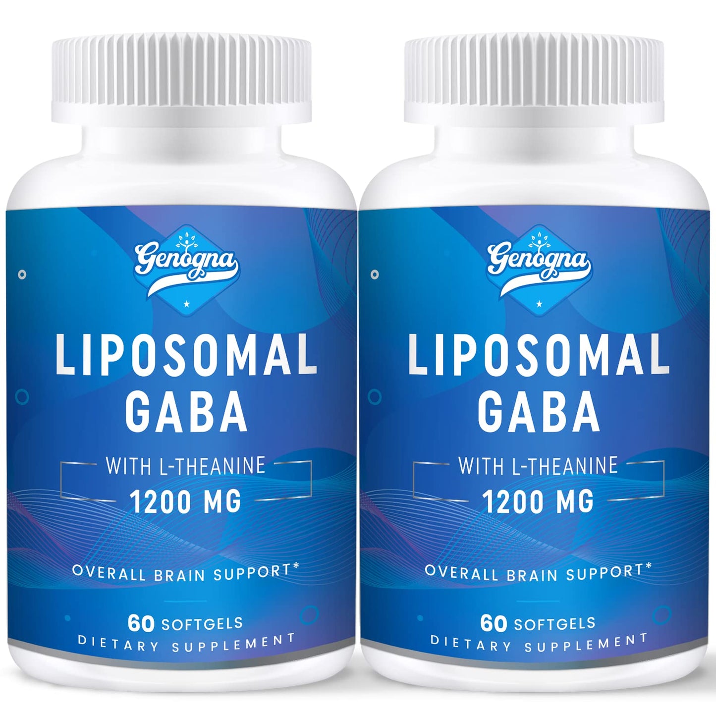 Genogna Liposomal GABA with L-Theanine 1200mg Softgels 120