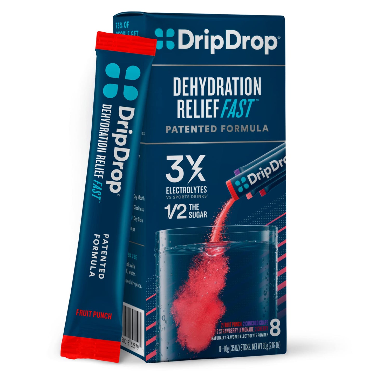 DripDrop ORS Hydration Electrolyte Capsules, 8 Count