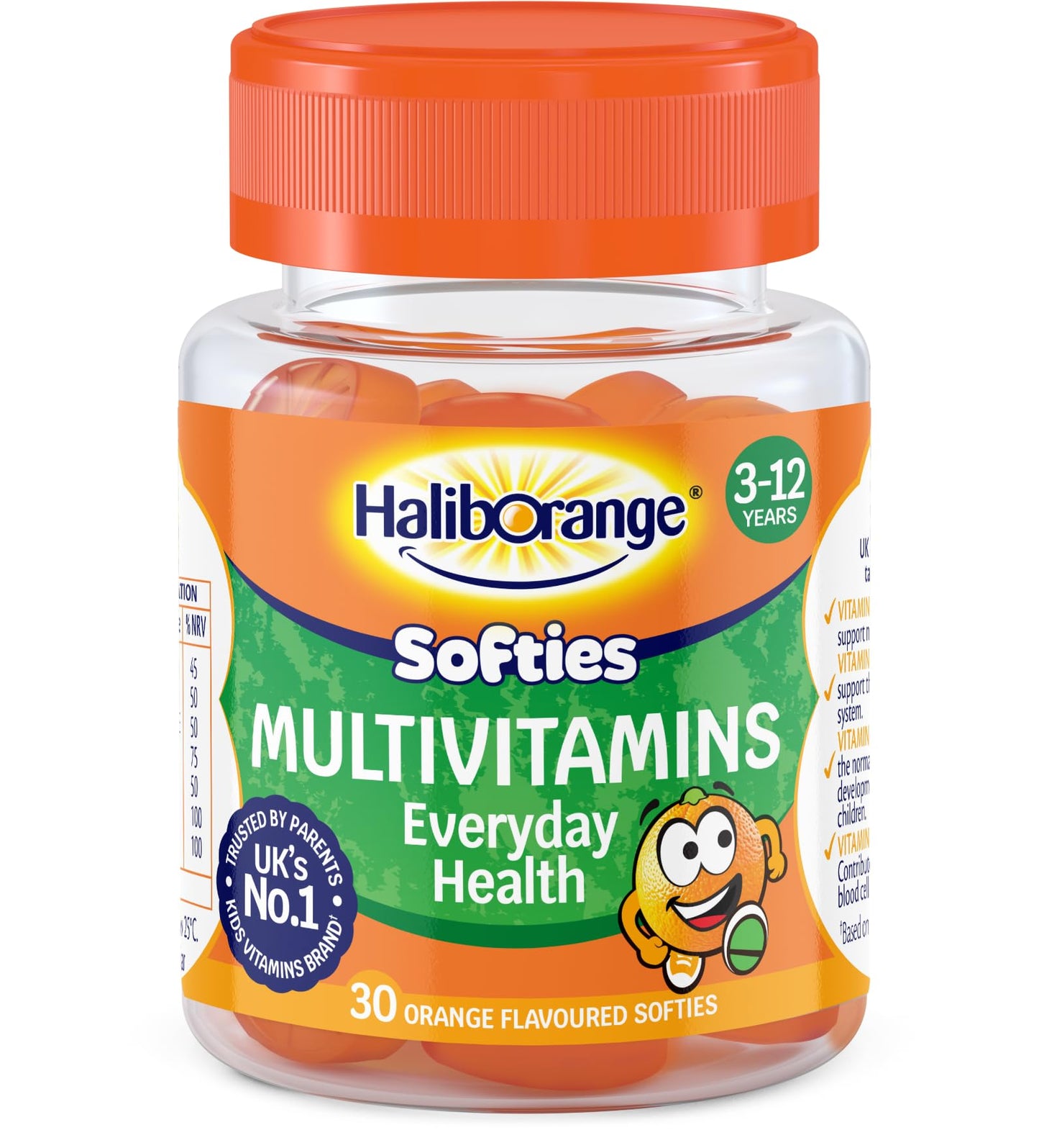Haliborange Orange Multivitamin Softies Capsule 30 Capsules