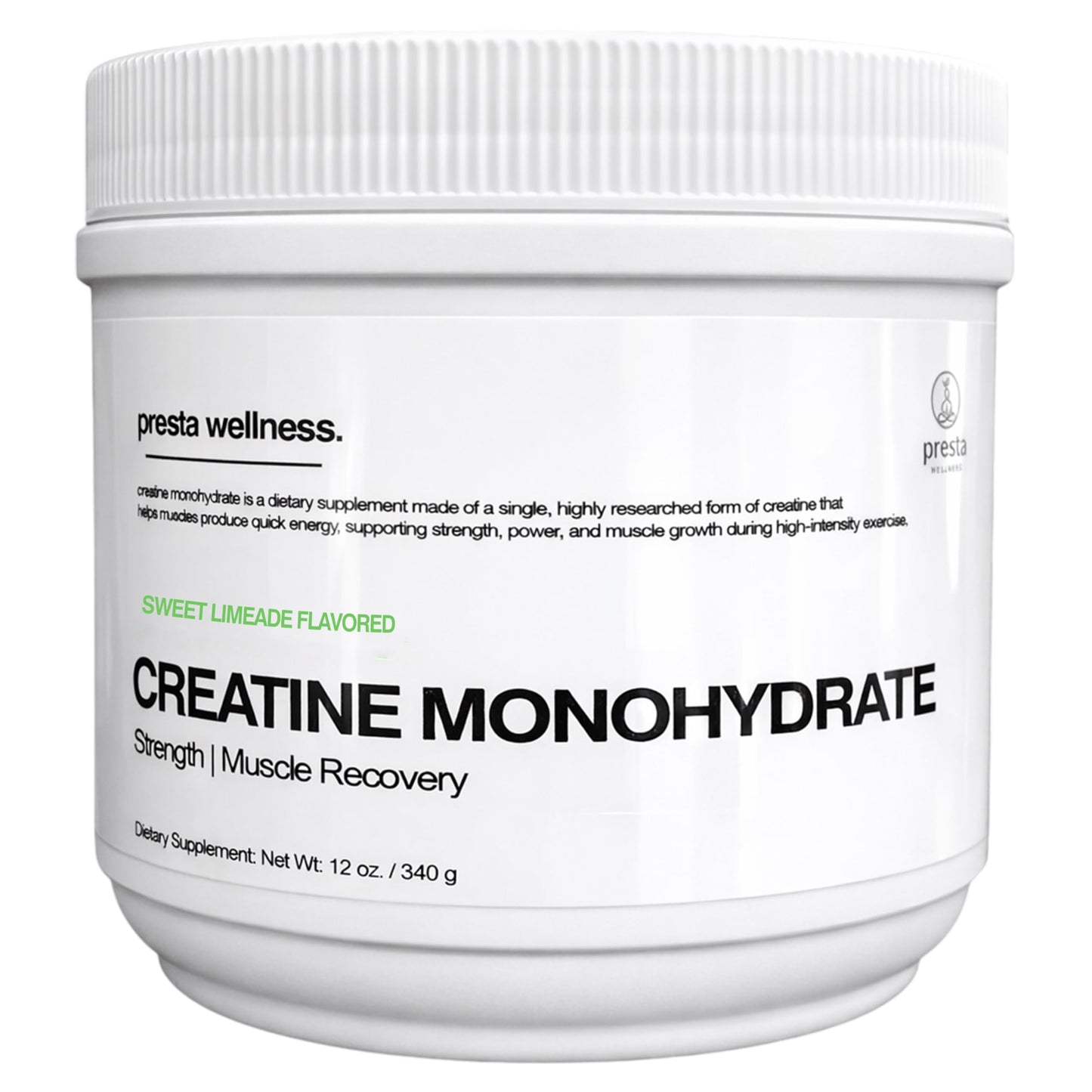 Presta Wellness Creatine Monohydrate Powder 12
