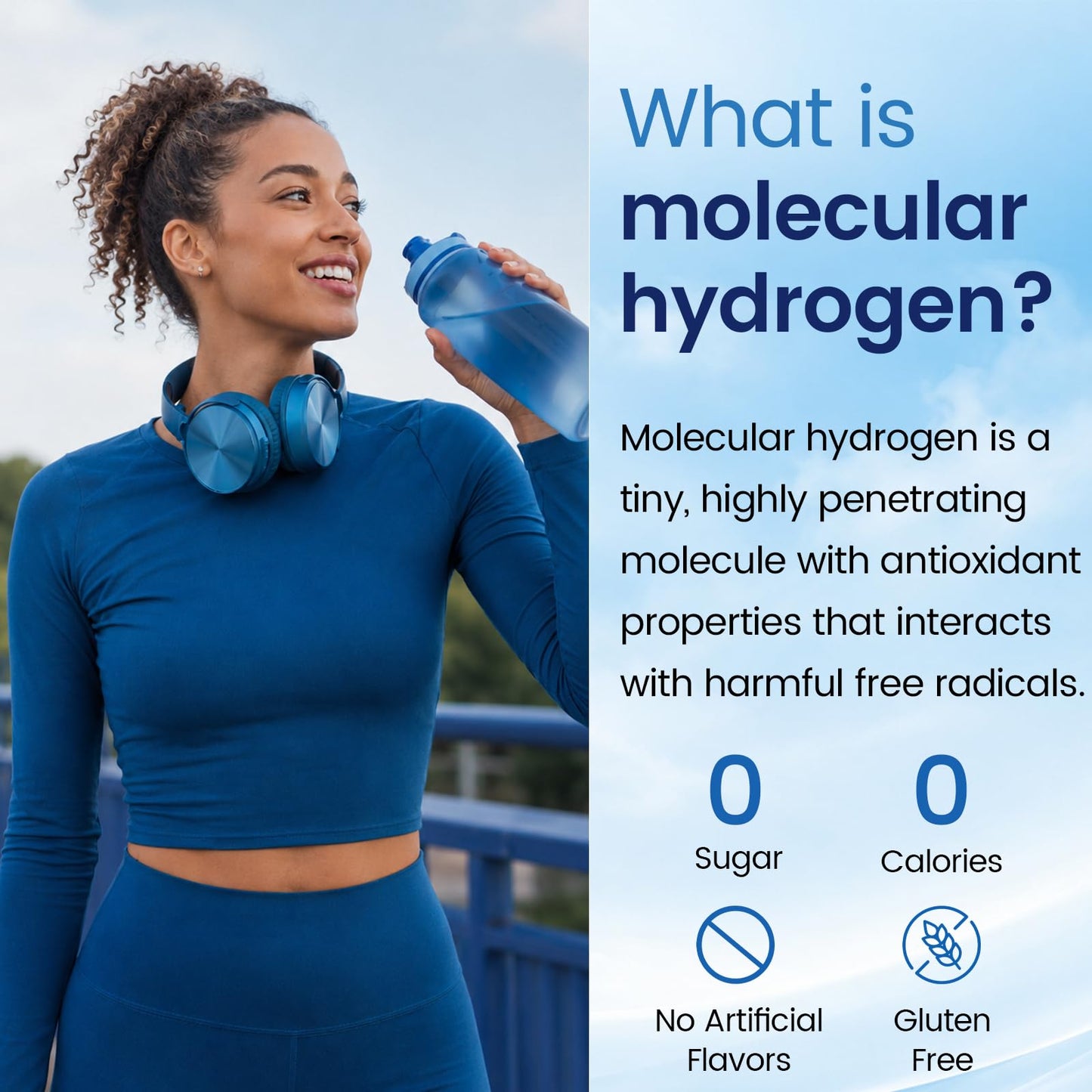 FIYY6VC PrimeCell H2 Molecular Hydrogen Tablets for Drinking Water 90 Tablets