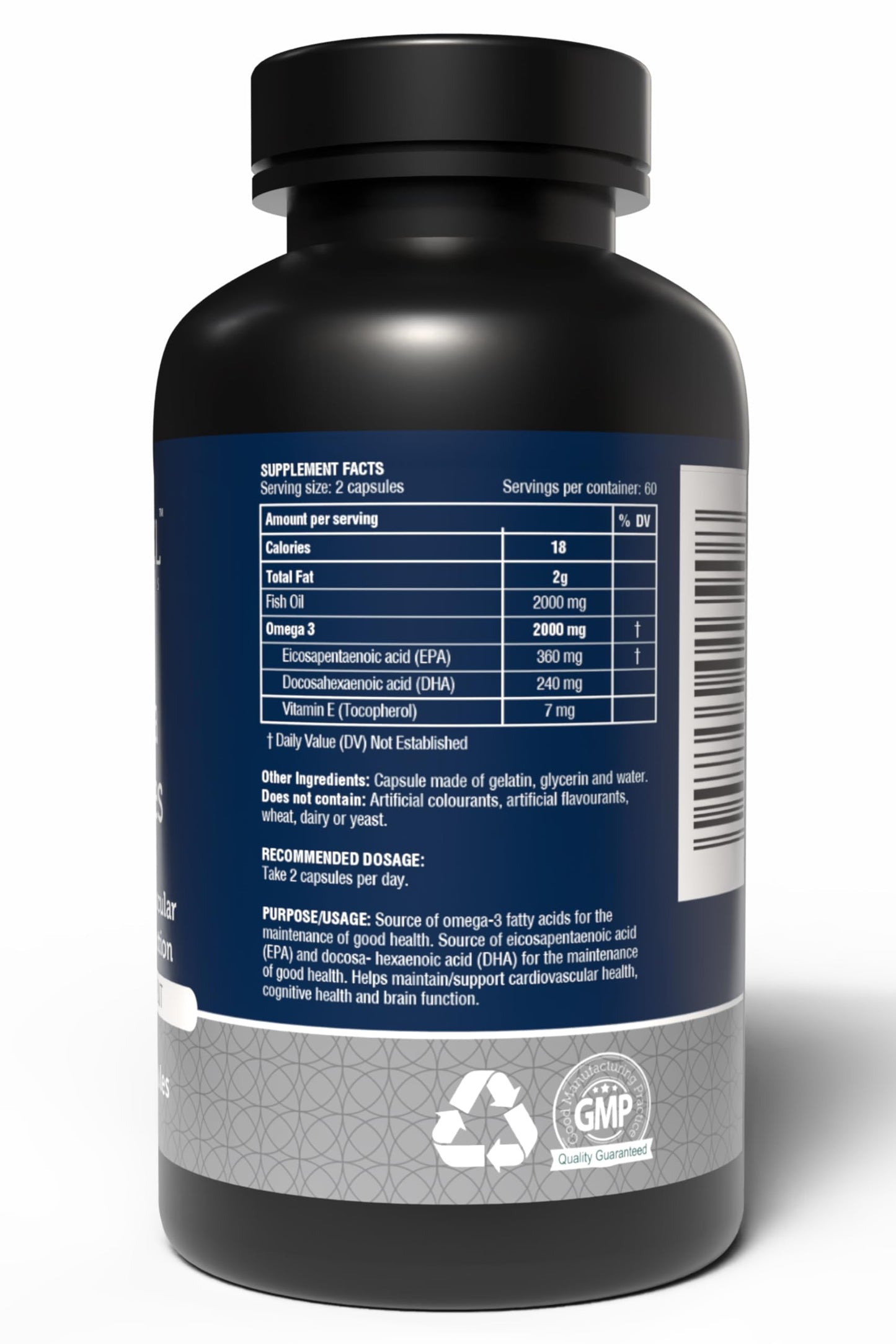obel Purified Omega 3 120 Softgels