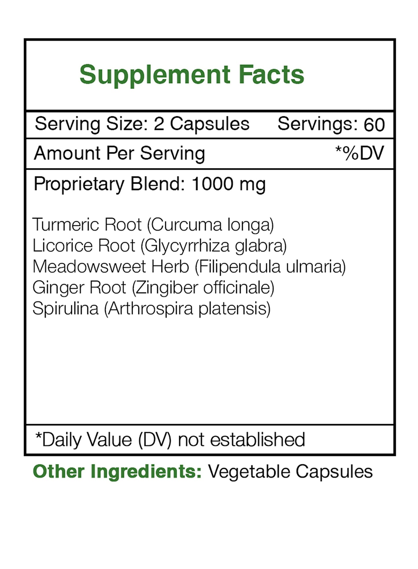 Secrets of the Tribe Tribal Inflam-Ease Intestinal Comfort Formula Herbal Supplement Blend 120 Capsules