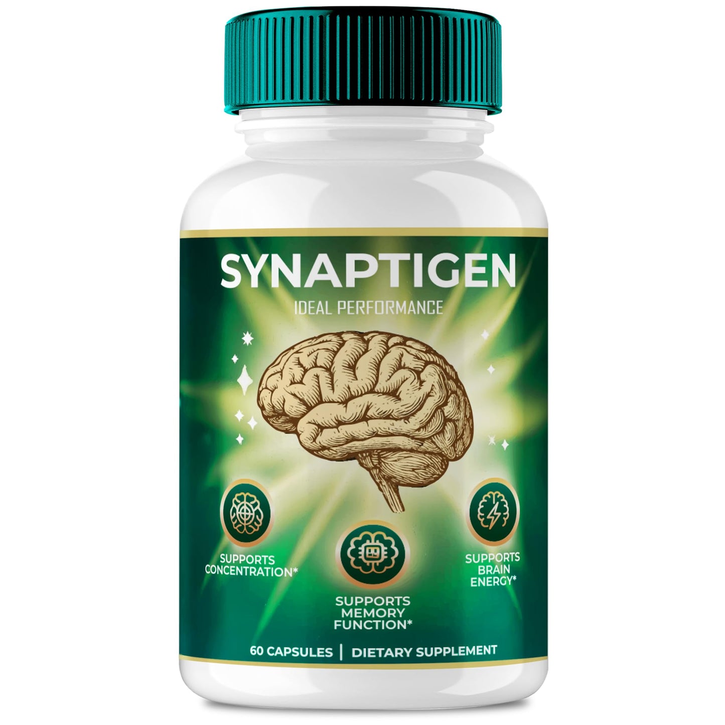 Ideal Performance Synaptigen Brain and Memory Supplement Capsule, 60 Capsules