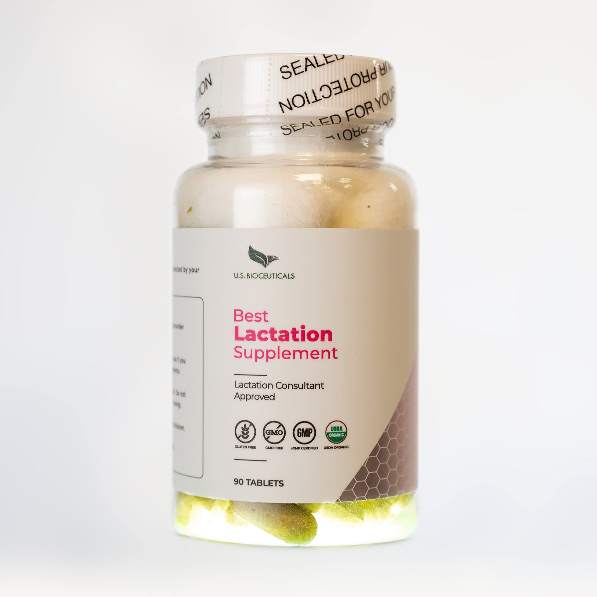 U.S. Bioceuticals Organic Best Lactation Supplement Tablets, 90 Count