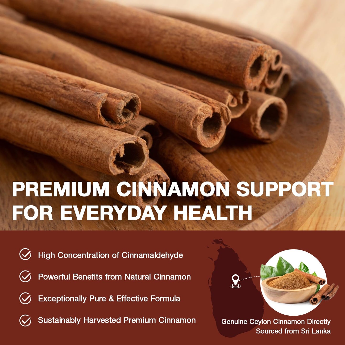 HILOTUX Ceylon Cinnamon Softgels with MCT Oil, 300 Count