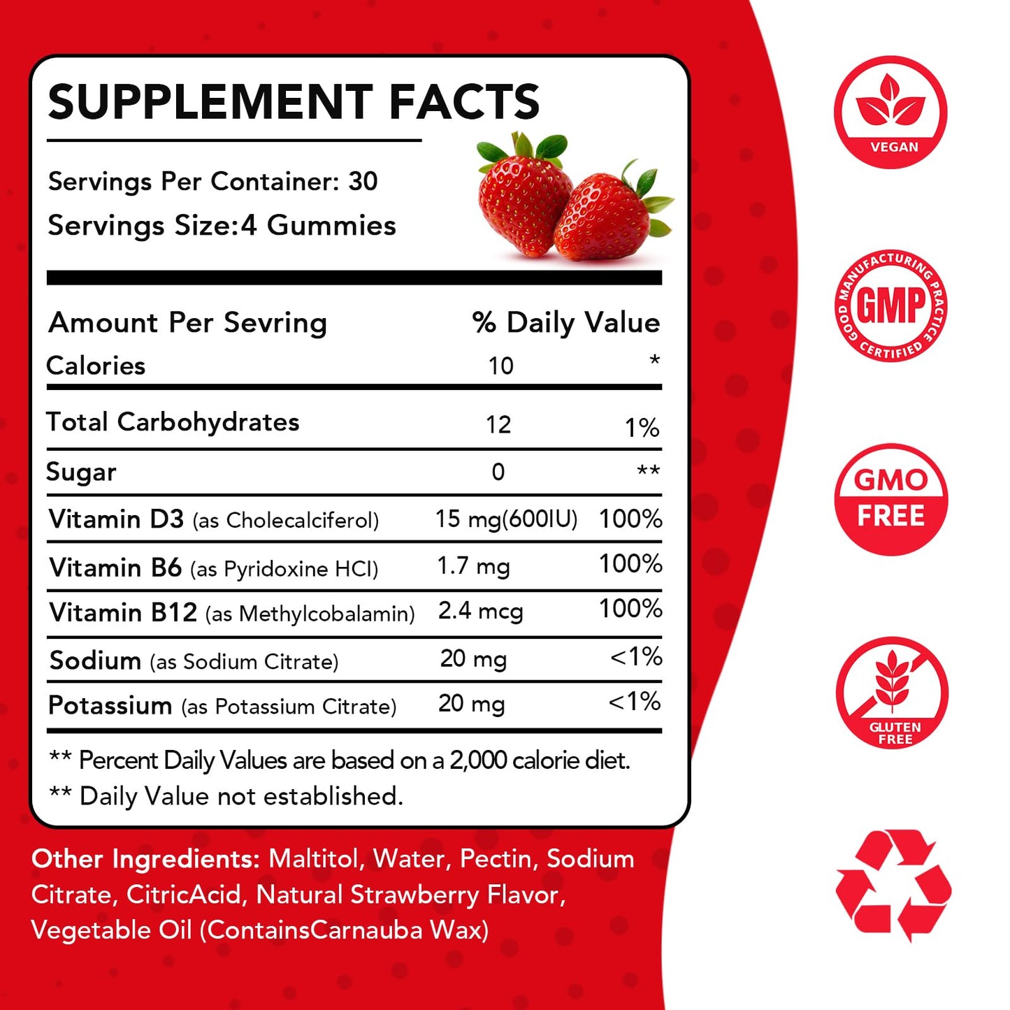 Ourui One Creatine HCl Gummies 4000mg per Serving, 120 Gummies