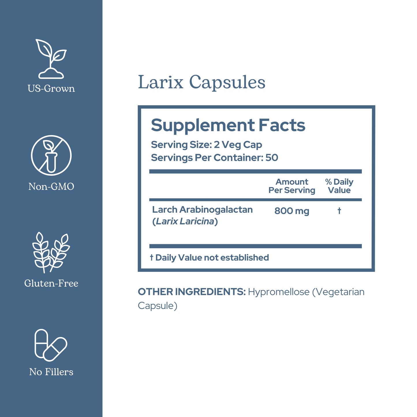 Eclectic Institute Larix Capsules 100 Capsules
