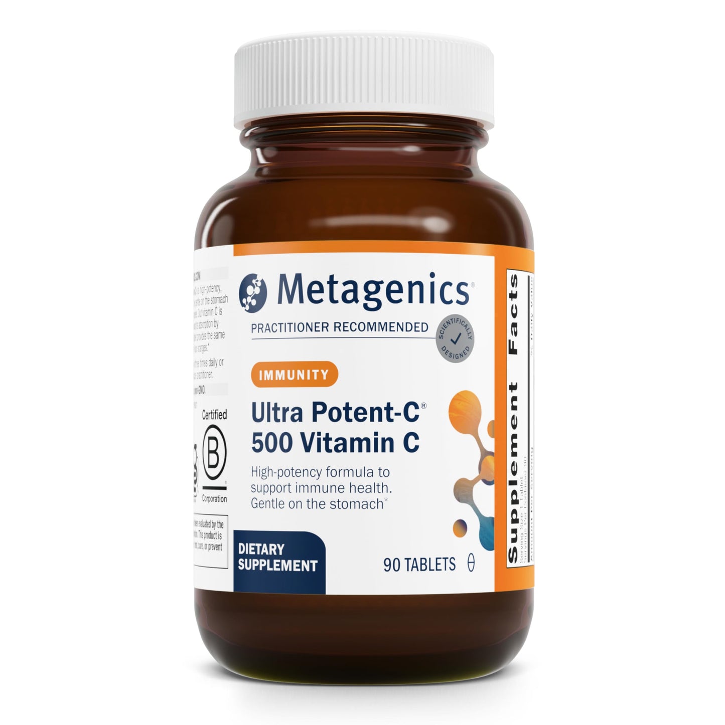 Metagenics Ultra Potent-C 500 Buffered Vitamin C Supplement, 90 Tablets