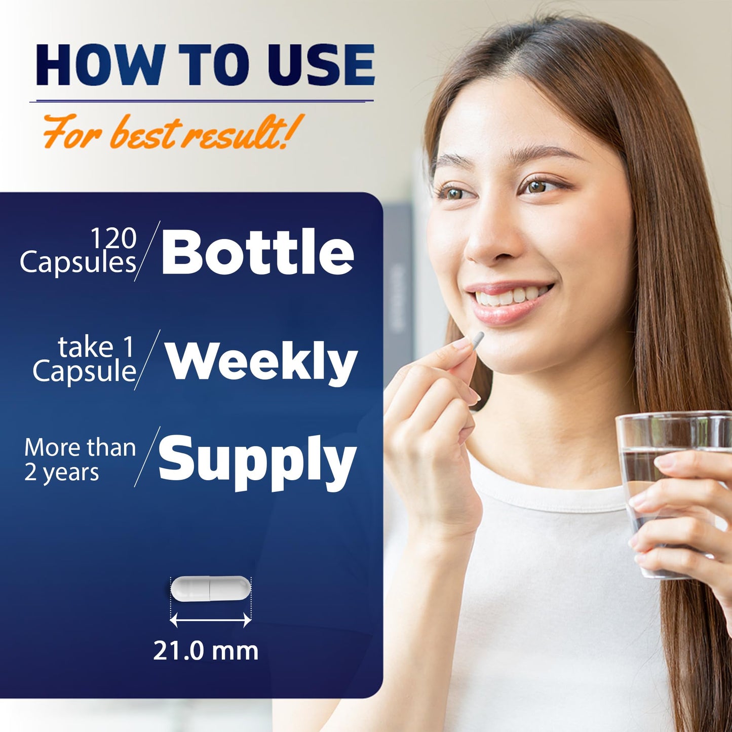 Vitamatic Vitamin D3 50,000 IU Capsule, 120 Veggie Capsules