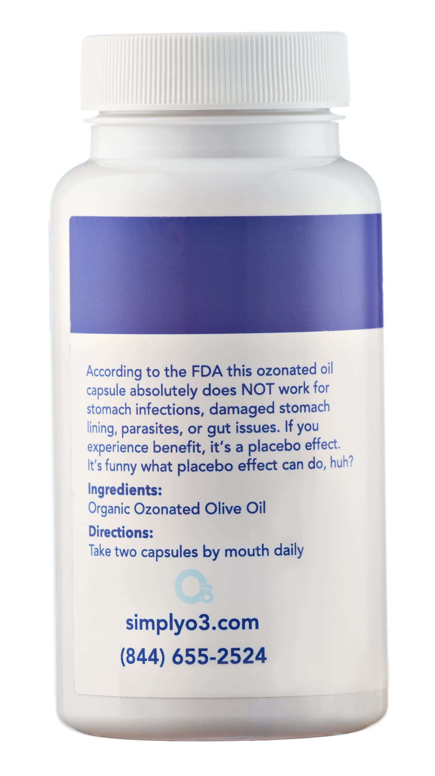 Simply O3 Ozonated Olive Oil Softgels, 120