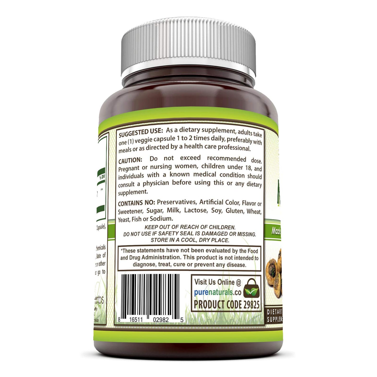 Pure Naturals Maca Supplement Capsules, 360 Capsules