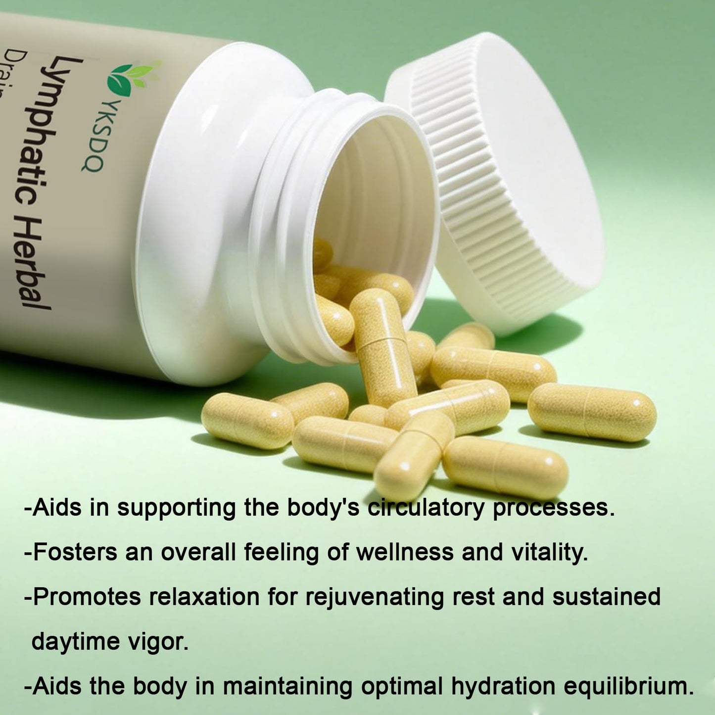 WOJJ Lymphatic Health Support, 60 Capsules