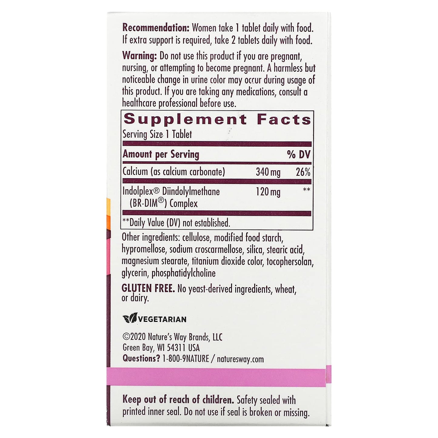 Nature's Way EstroBalance with Absorbable BR-DIM Tablets, 60 Count