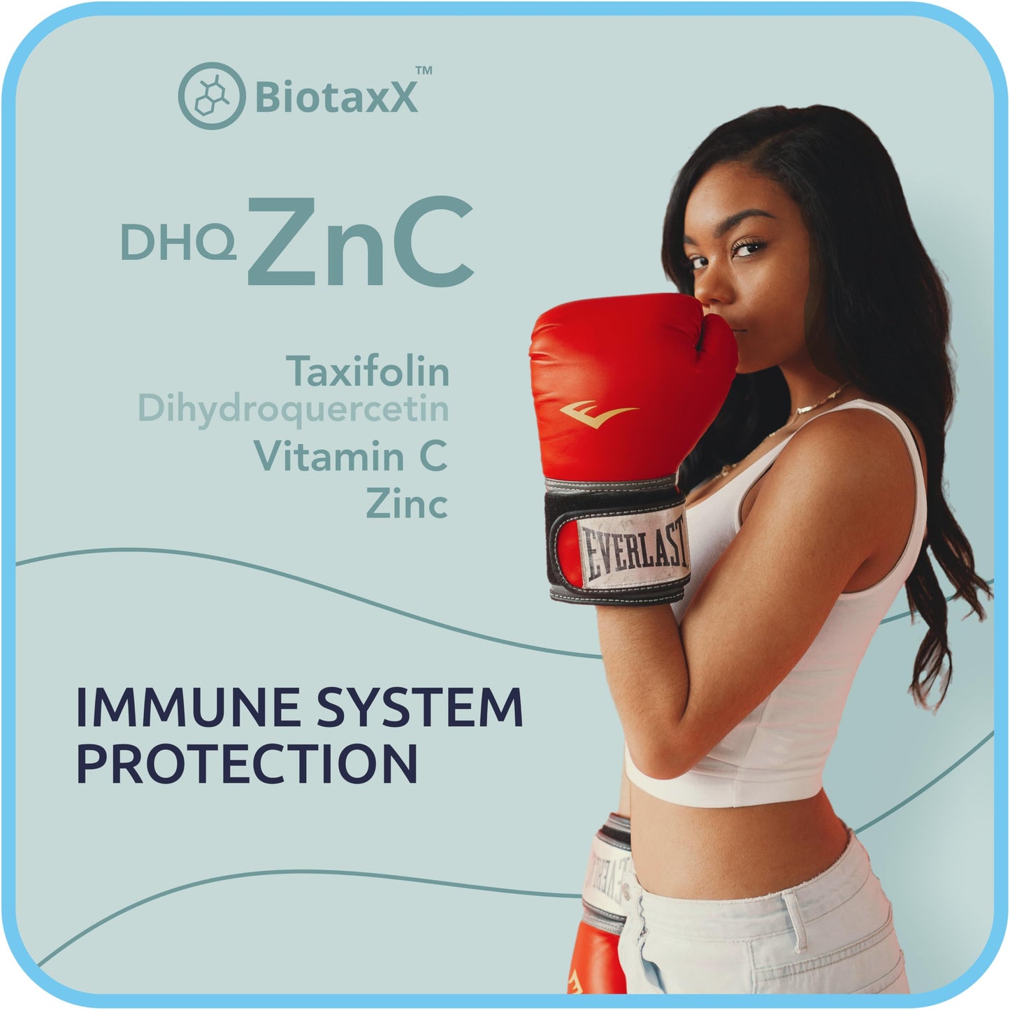 BiotaxX Taxifolin (Dihydroquercetin) + Vitamin C + Zinc 500 mg, 60 Vegan Capsules