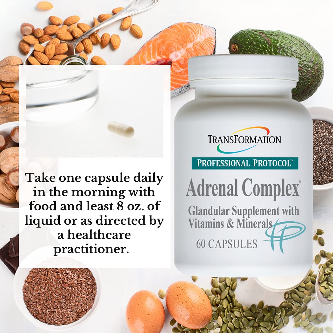 TRANSFORMATION Enzymes Adrenal Complex, 60 Capsules