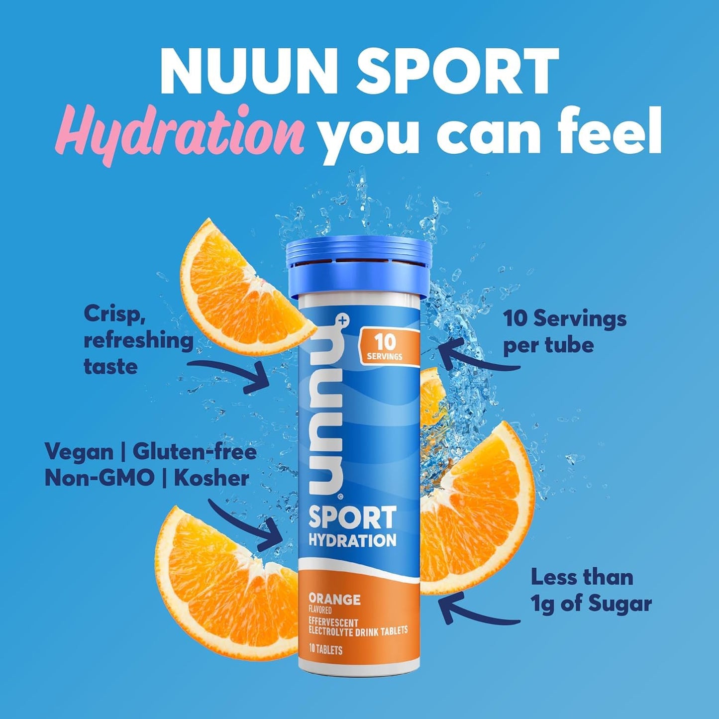 Nuun Hydration Nuun Sport Electrolyte Tablets, 40 Tablets
