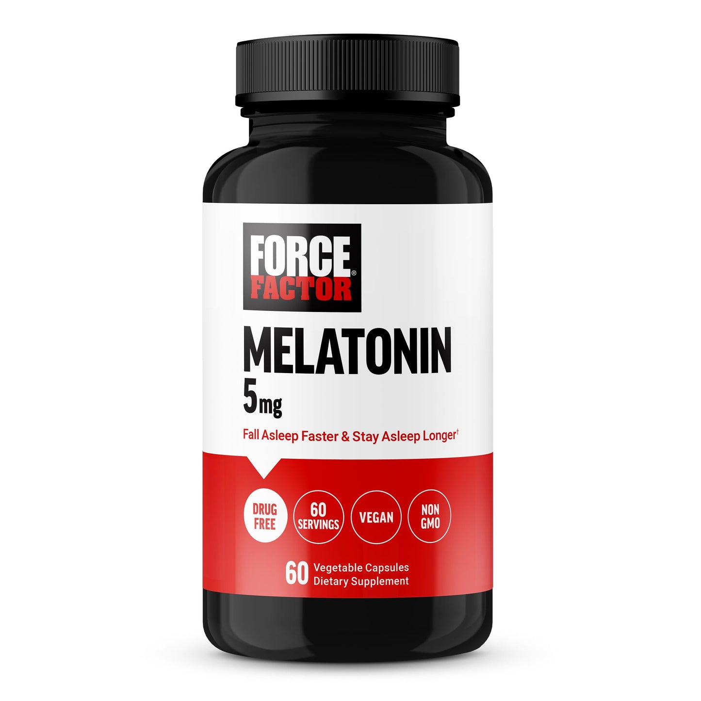 Force Factor Melatonin 5mg Capsule 60 Count