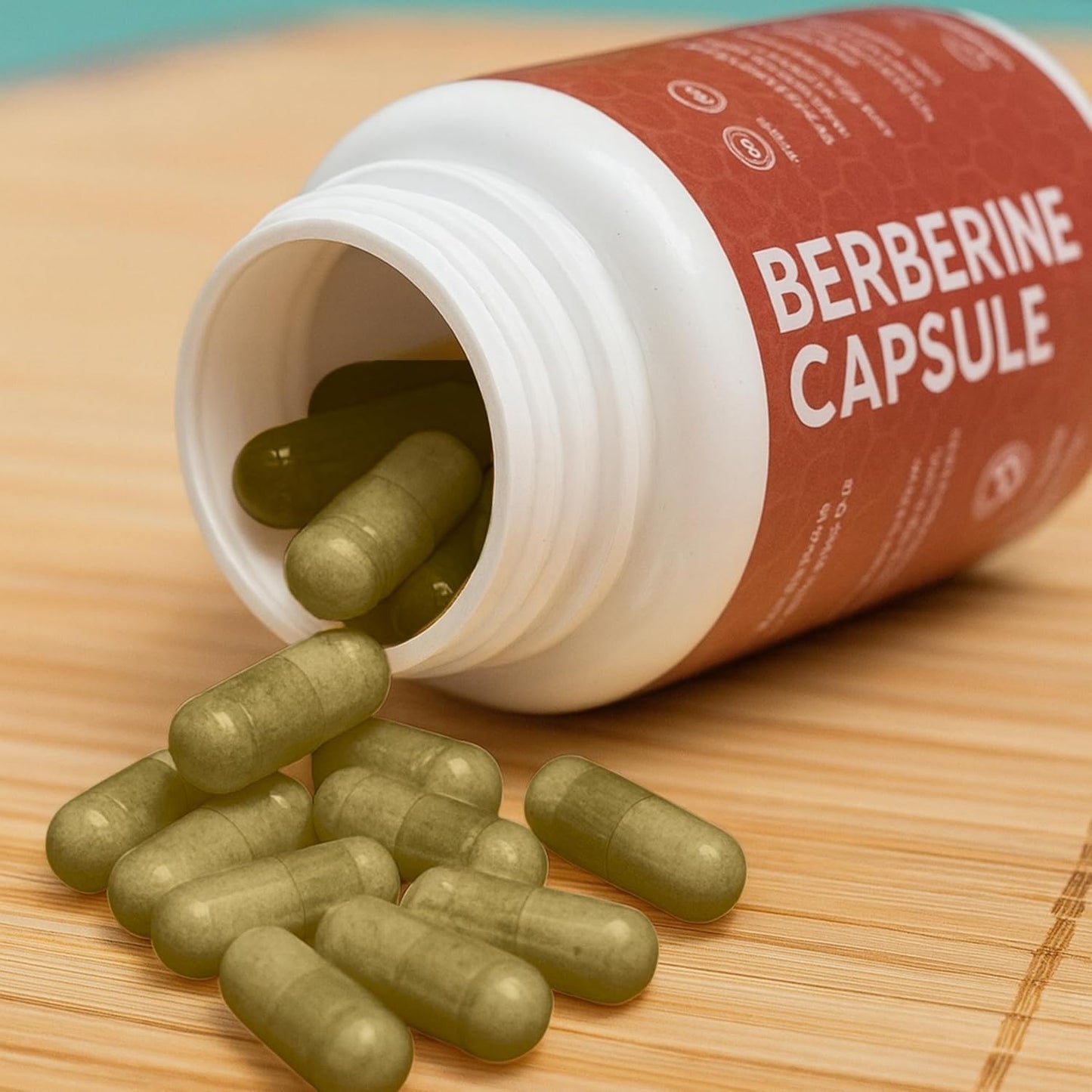 AIKOURA HERBS Berberine Complex 1350mg – Herbal Blend with Ceylon Cinnamon, Milk Thistle, Bitter Melon & Turmeric – 60 Veg Capsules