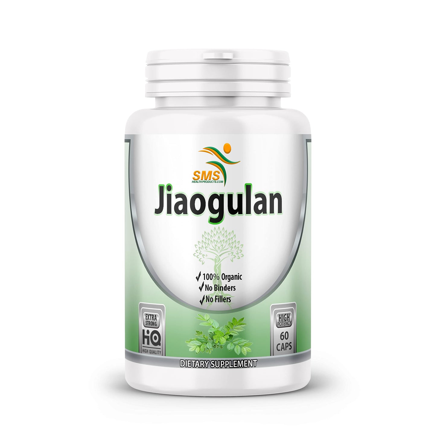 SMSHEALTHPRODUCTS.com Jiaogulan 10:1 Extract Veggie Capsules, 60 Count