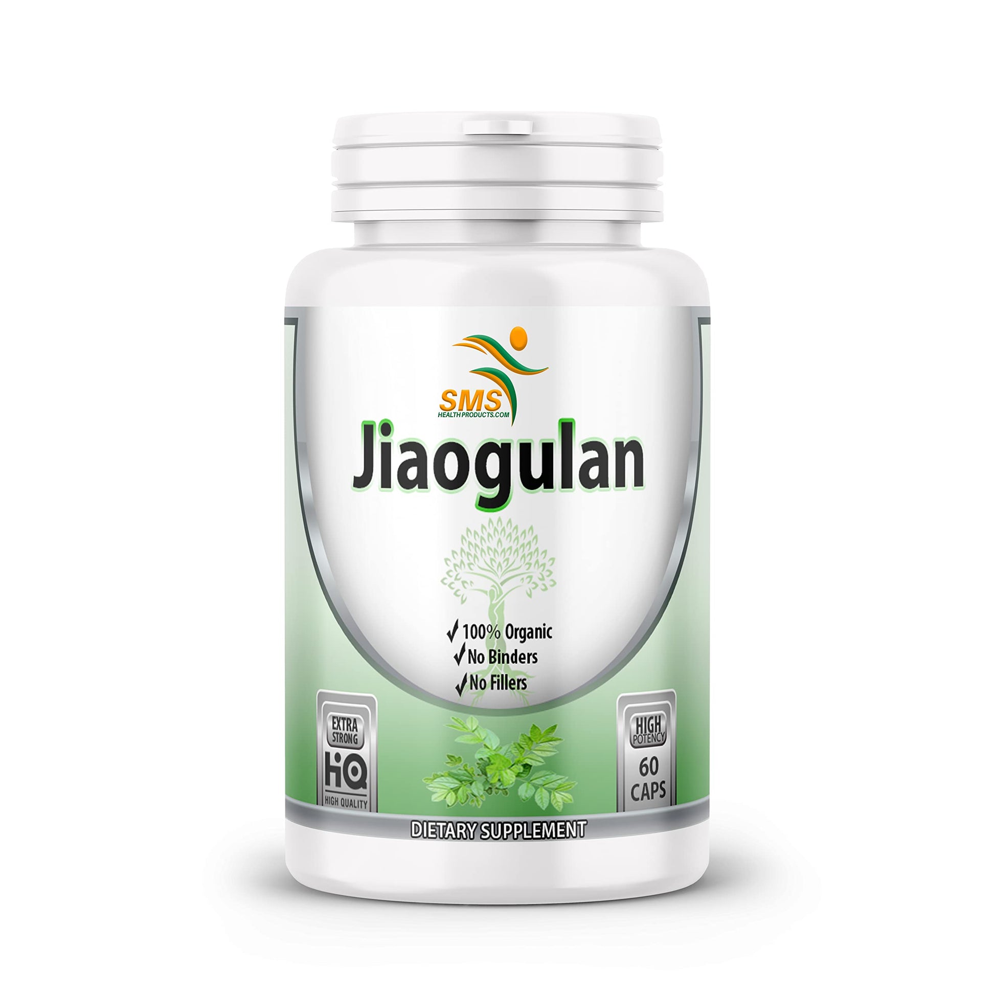 SMSHEALTHPRODUCTS.com Jiaogulan 10:1 Extract Veggie Capsules, 60 Count
