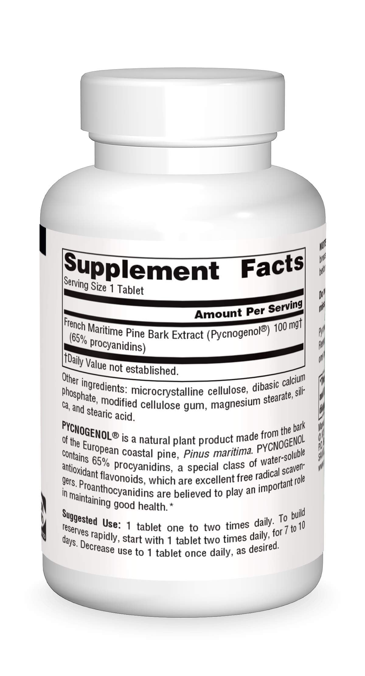 Source Naturals Pycnogenol Proanthocyanidin Complex 100 mg Tablet, 120 Tablets