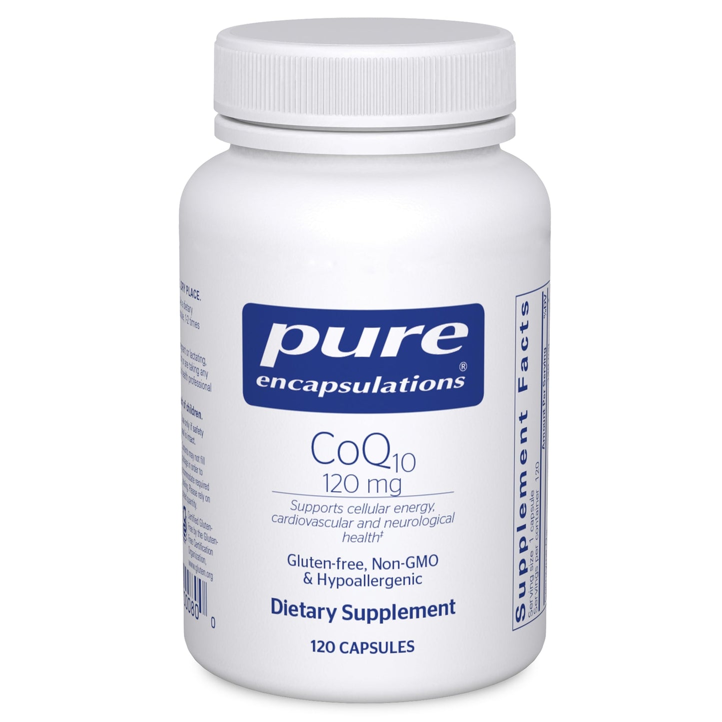 Pure Encapsulations CoQ10 120 mg Capsules, 120 Count