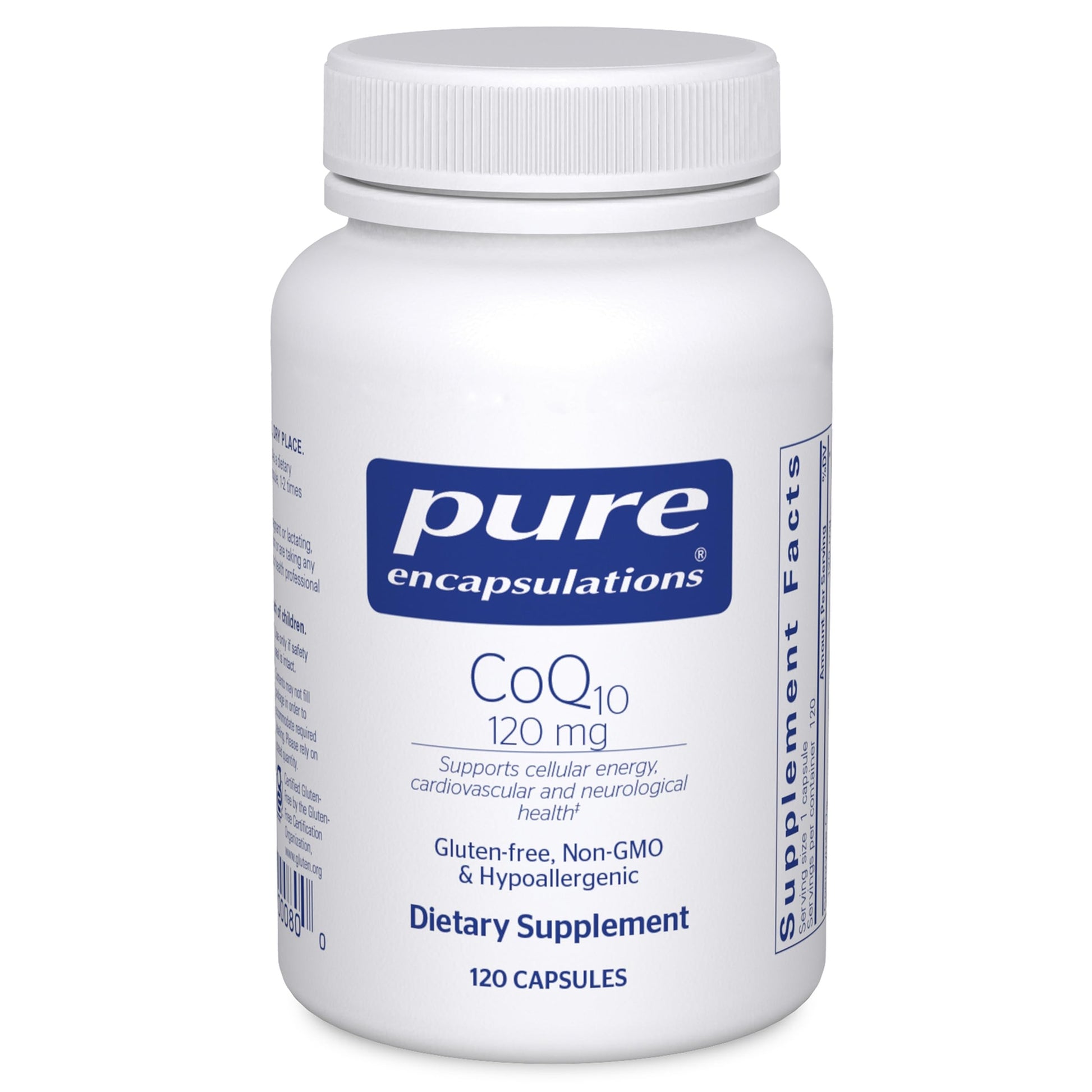 Pure Encapsulations CoQ10 120 mg Capsules, 120 Count