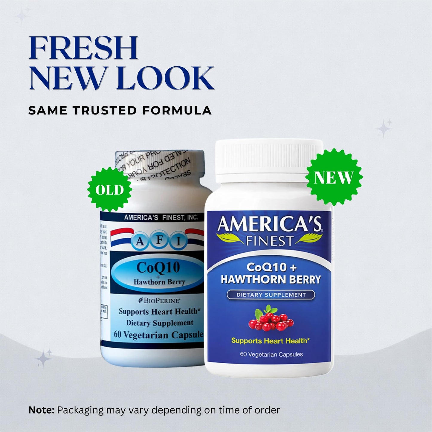 AFI CoQ10 + Hawthorn Berry Capsule, 60 Count