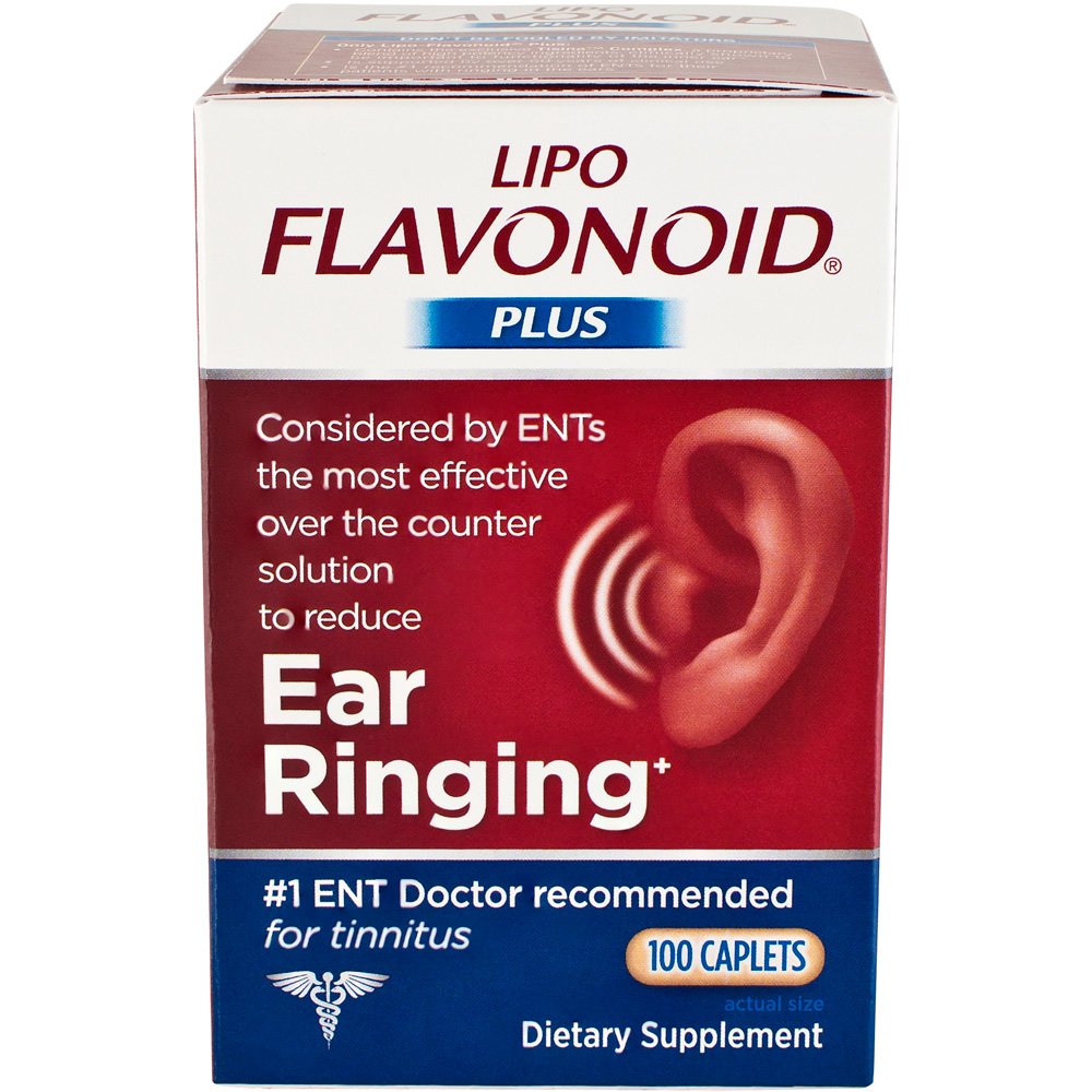 Lipo-Flavonoid Ear Health Dietary Supplement Caplets 500 Count