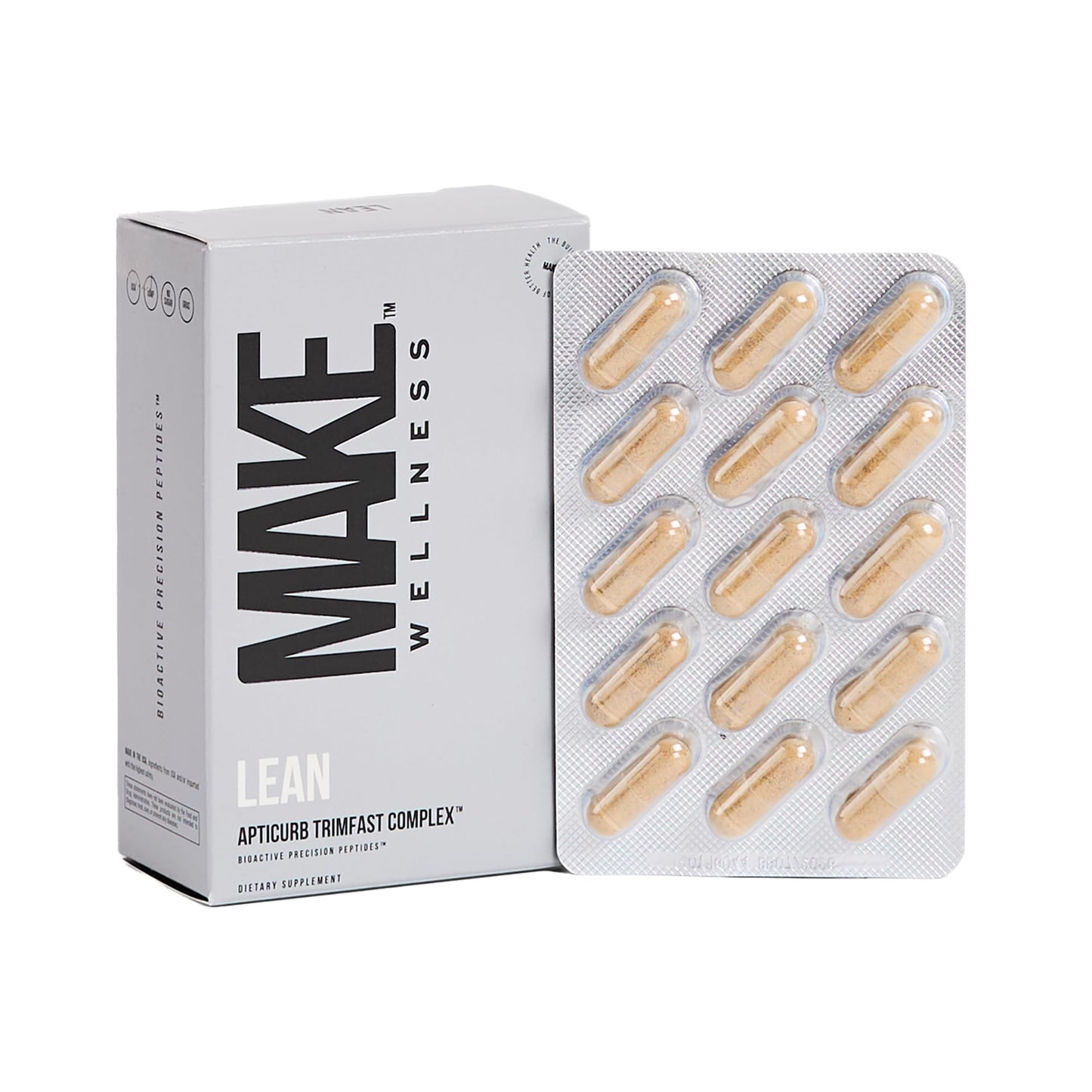 Make Wellness Lean Peptide Supplement Capsule 60 Count