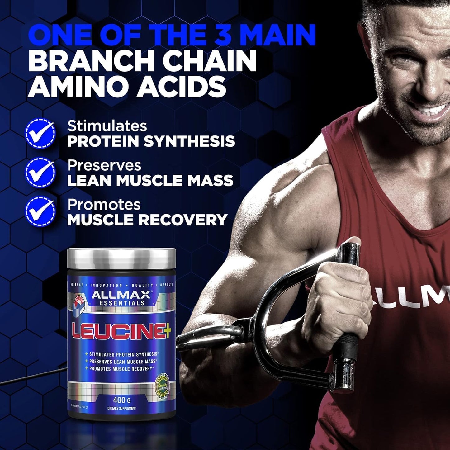 ALLMAX Leucine Powder 14.1 oz