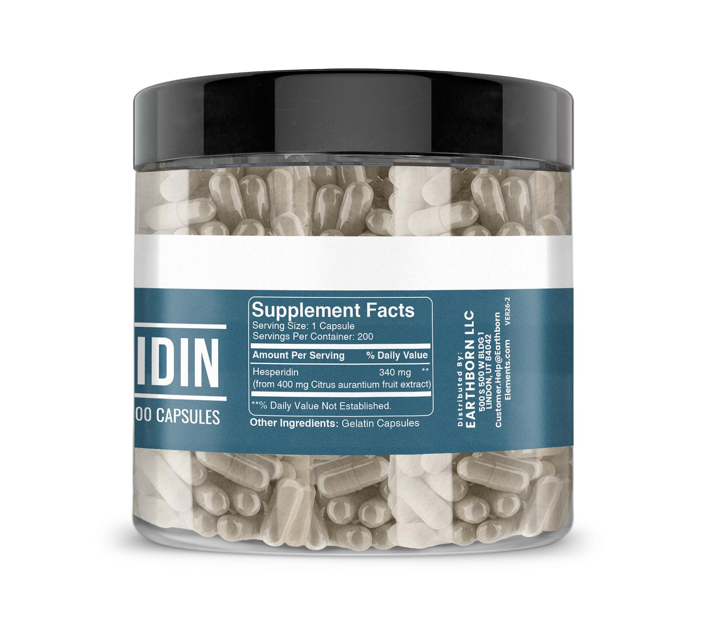 Earthborn Elements Hesperidin Capsules 200 Count