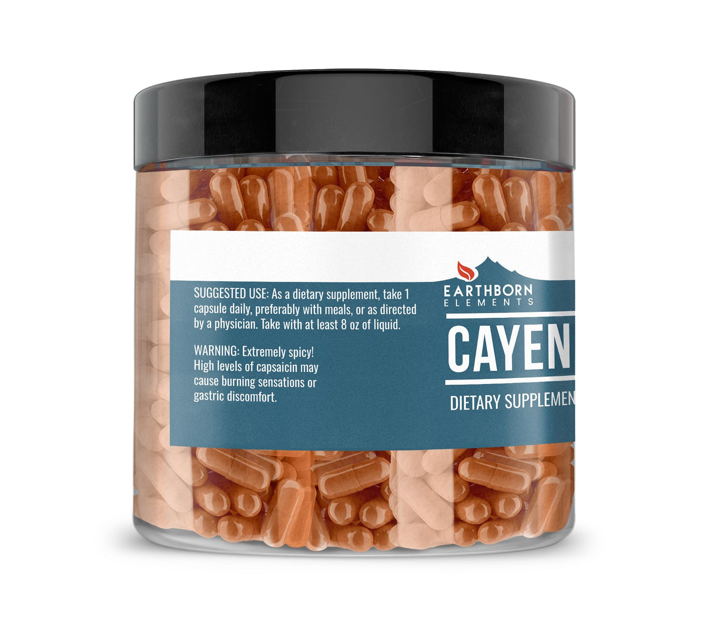 Earthborn Elements Cayenne Pepper Capsules 200