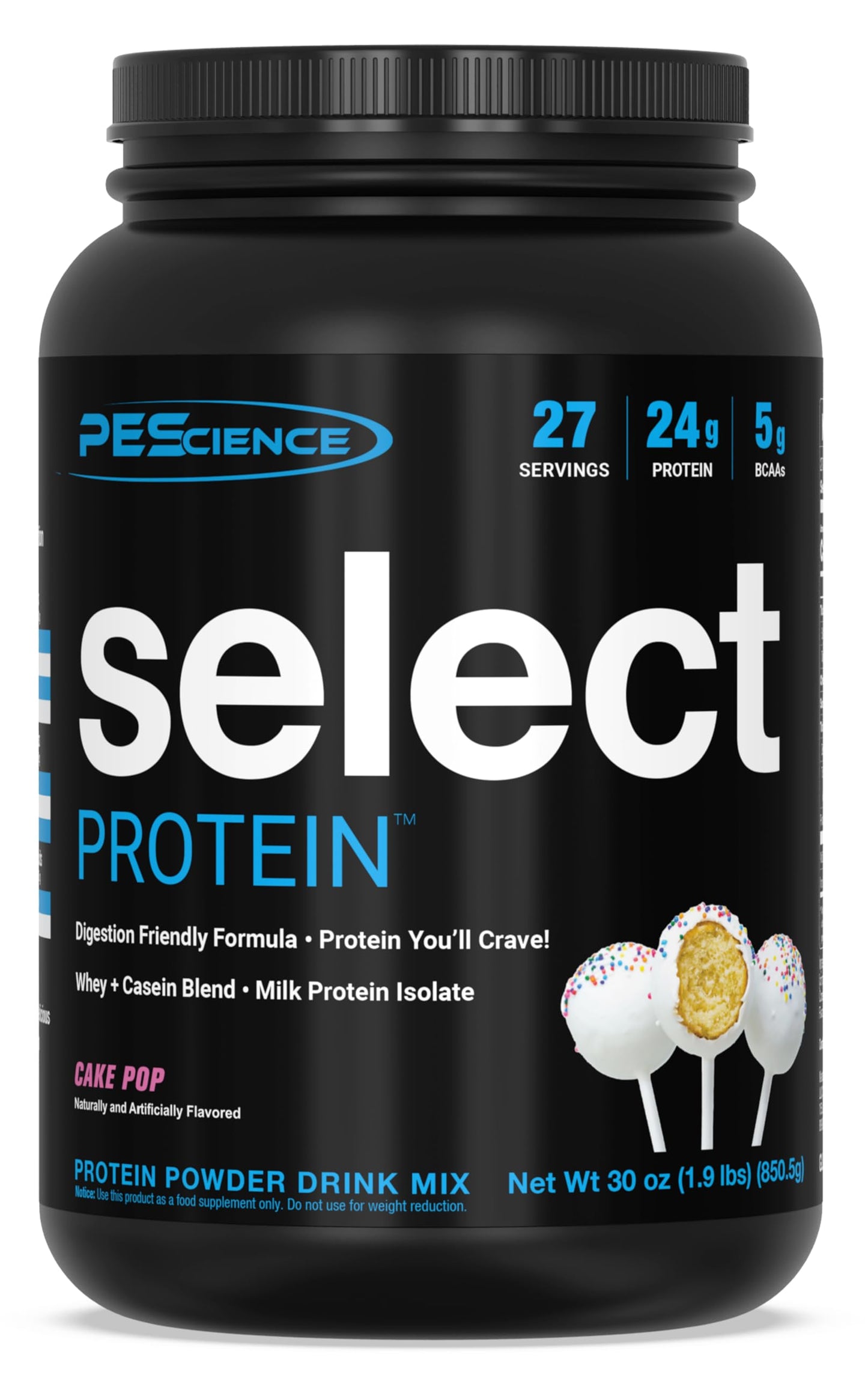 PEScience Select Protein Powder, Whey and Casein Blend, 30 Servings