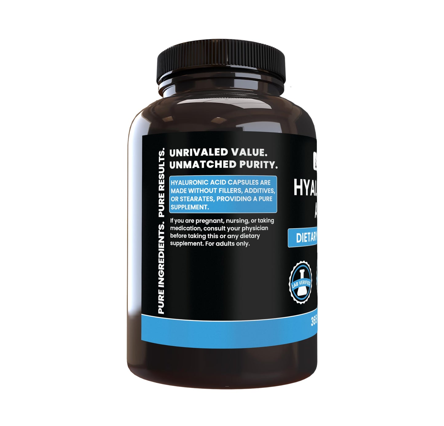 Pure Original Ingredients Hyaluronic Acid Capsules 365