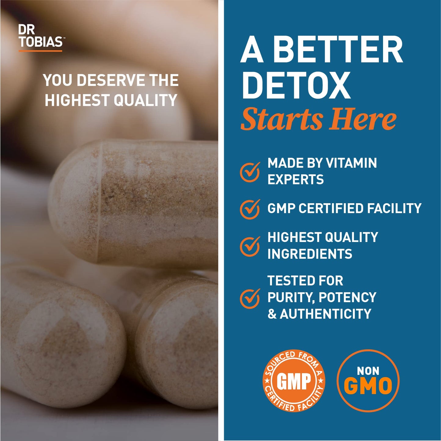 Dr. Tobias Oregano and Caprylic Acid Blend, Gut Flora Balance Complex with Probiotics & Enzymes for Intestinal and Immune Support, Gut Health Supplements for Women & Men, 60 Capsules