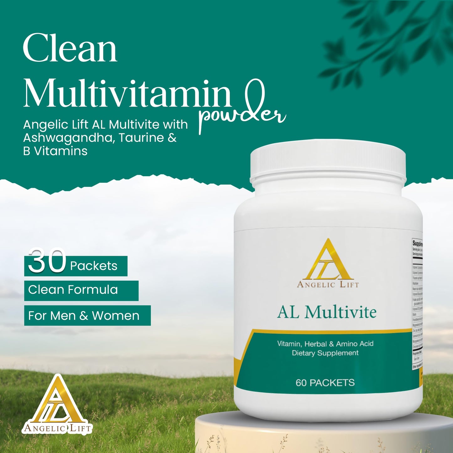 ANGELIC LIFT AL Multivite Daily Multivitamin with Herbal & Amino Acid Complex Energy Immunity & Metabolism Support Capsule 1