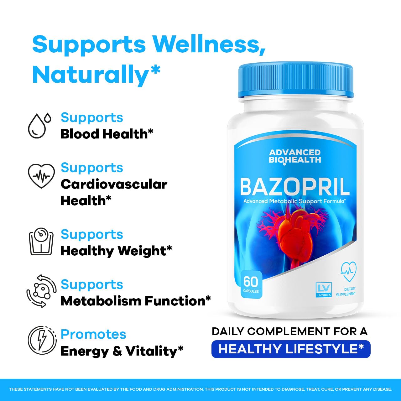 LIVORKA Bazopril Capsules 120 Capsules