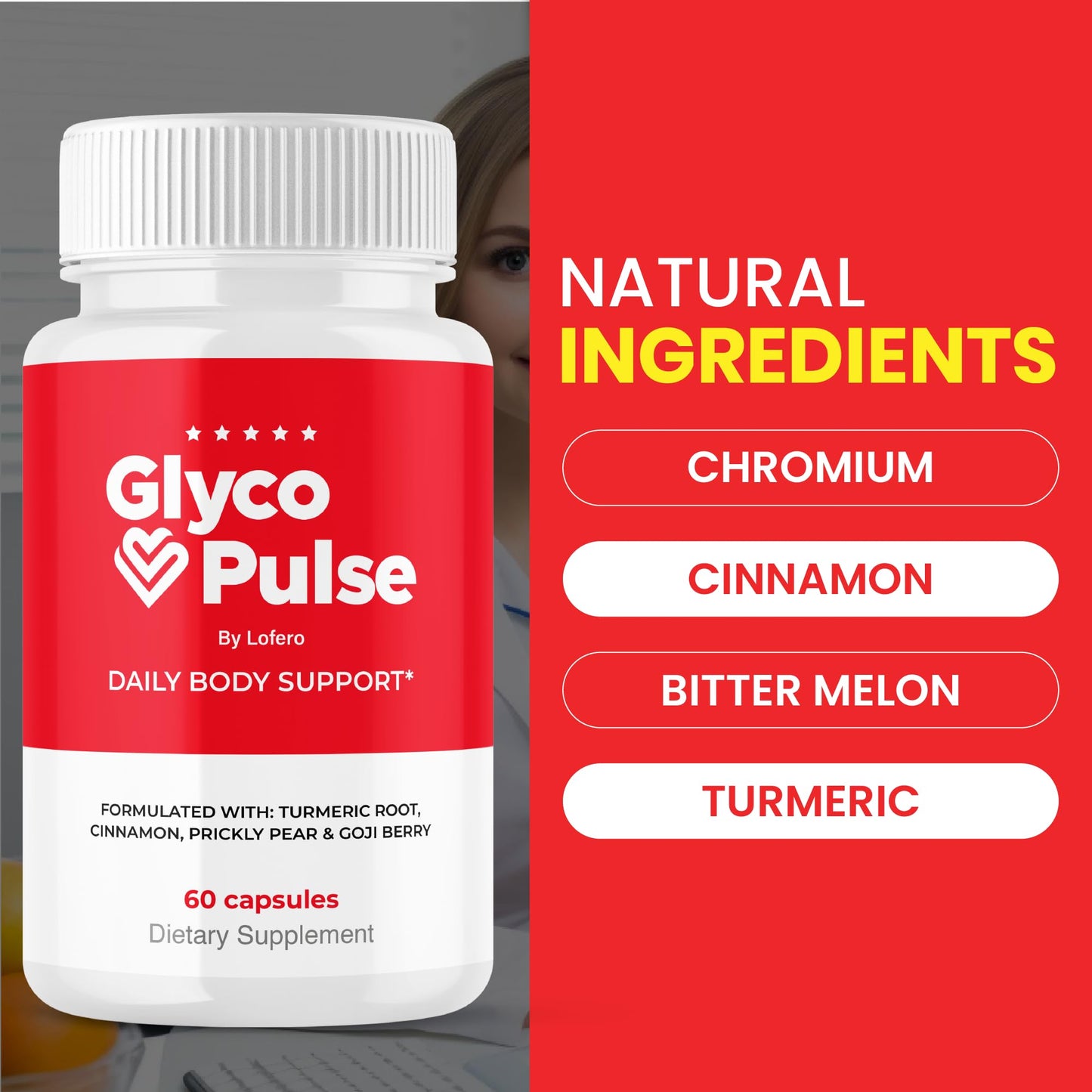 Lofero Glyco Pulse Capsule, 60 Count