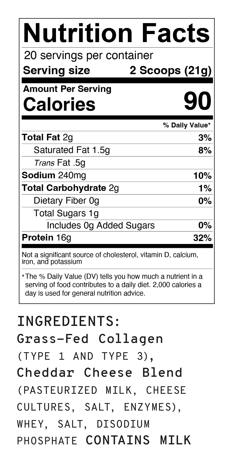 Meal Boosters Savory Protein Powder, White Cheddar Flavor Complete Protein Blend, Powder, Sampler Pack, 6 Servings