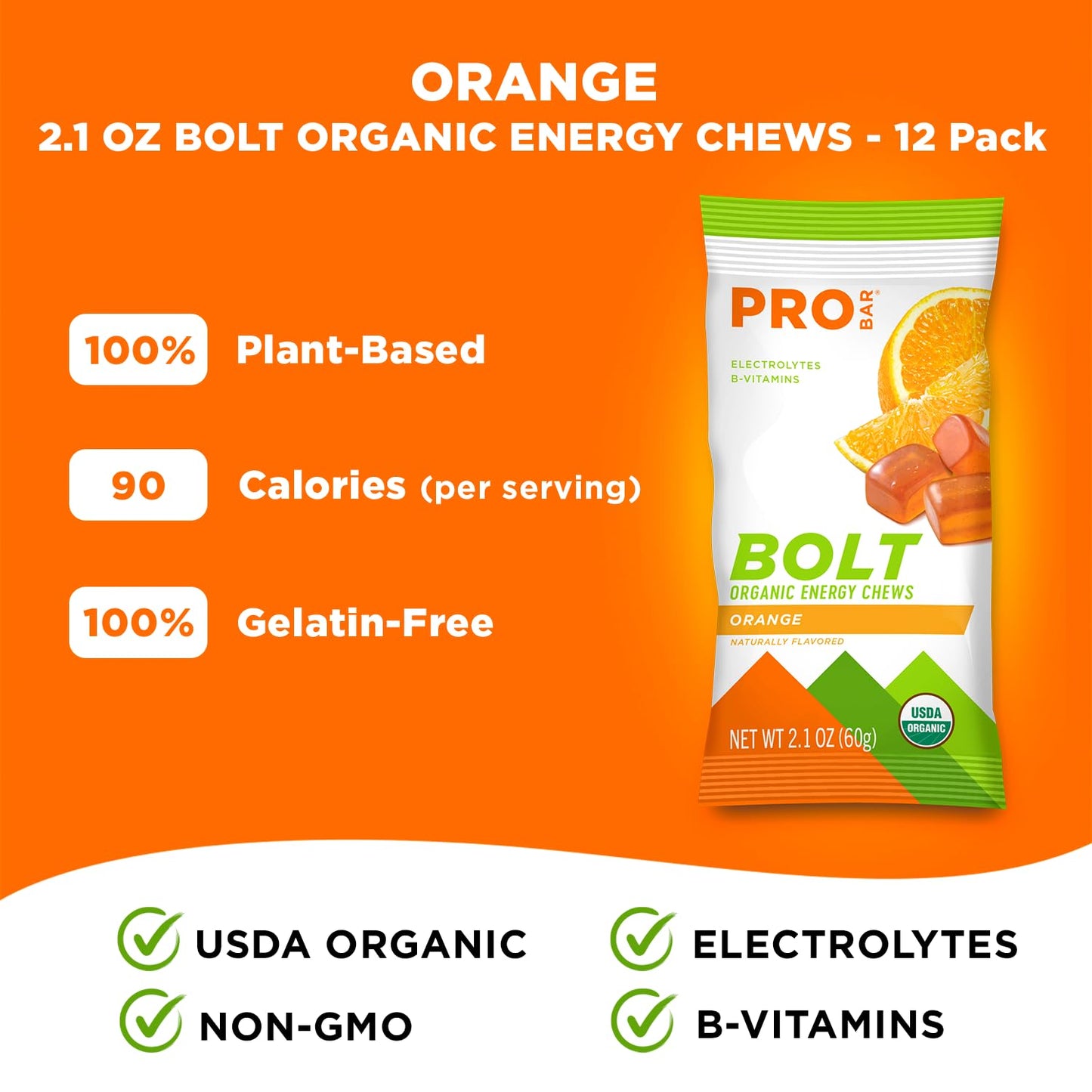 PROBAR Bolt Energy Chews Gummy 12 Pack