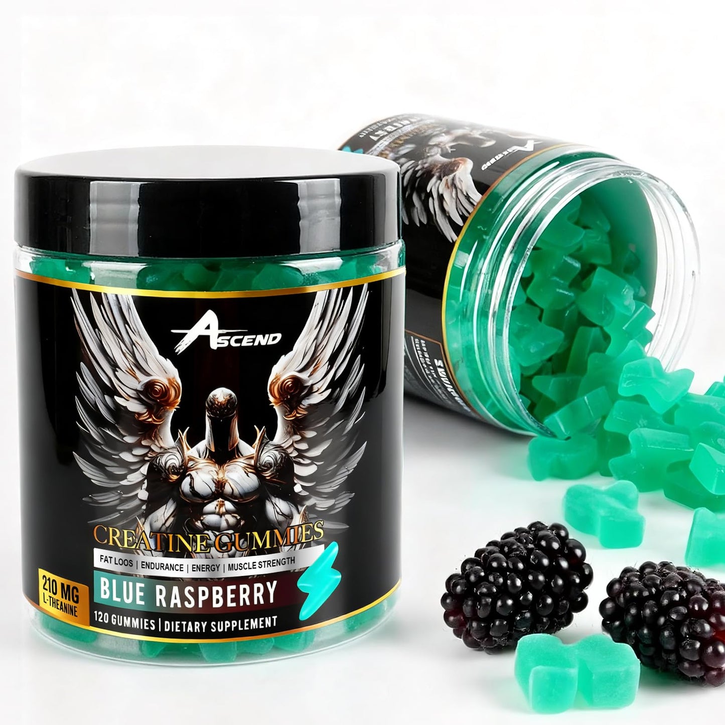 Ascend Creatine Monohydrate Gummies, 120 Count