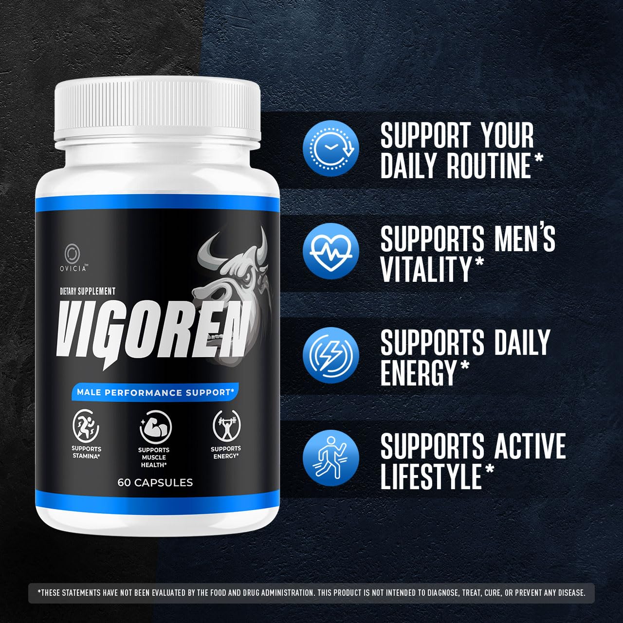 OVICIA Vigoren Capsules, 120 Capsules