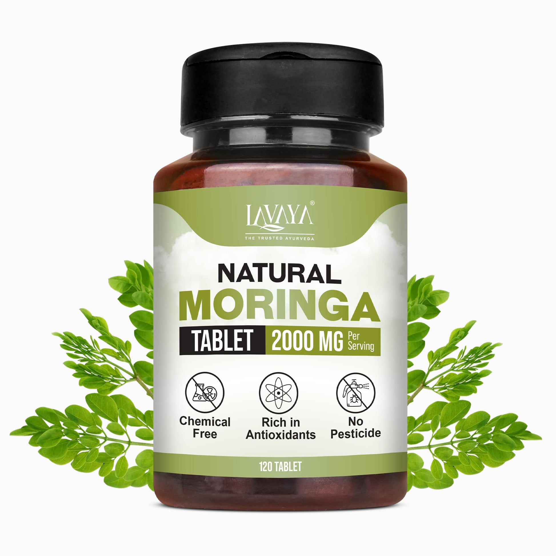 Lavaya Organic Moringa Tablets Tablet 1 Count